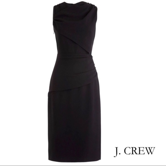 J. Crew Dresses & Skirts - NWT J. Crew High Neck Drape Sheath Dress